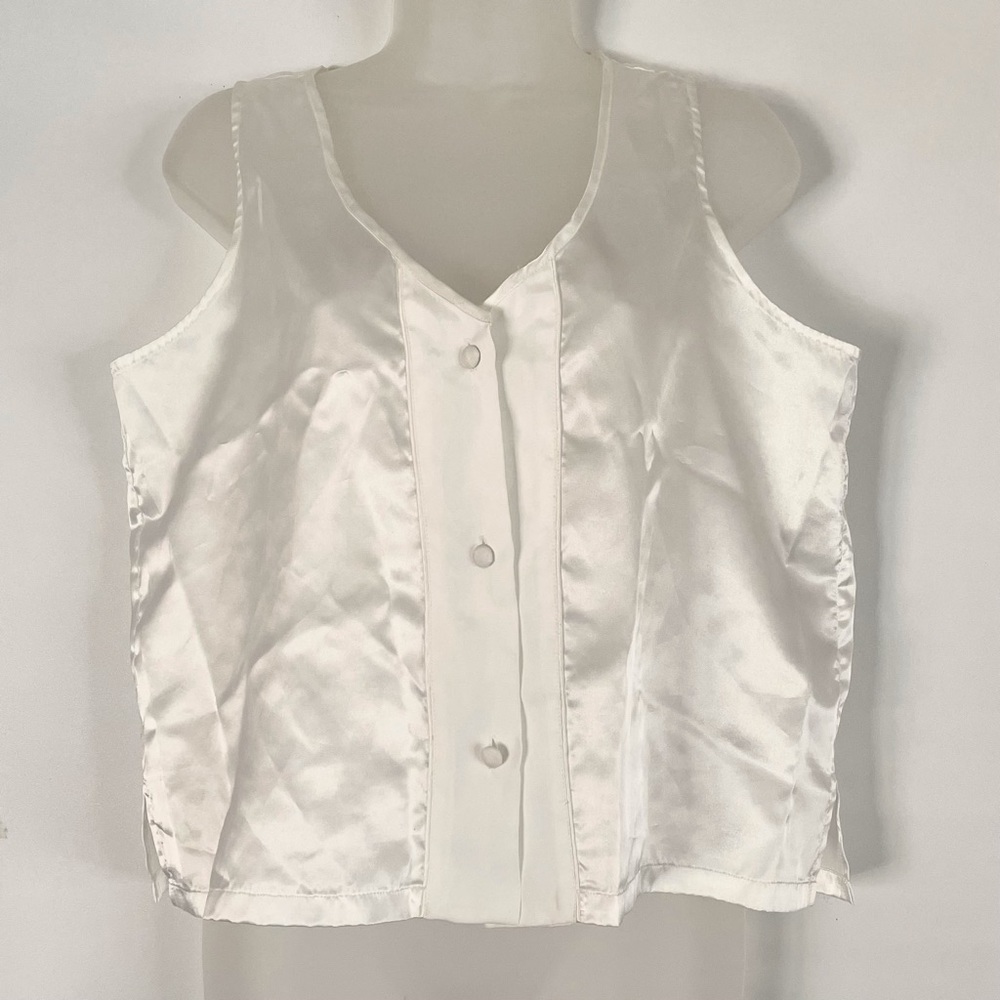 Victoria’s Secret Vintage White Pajama Top